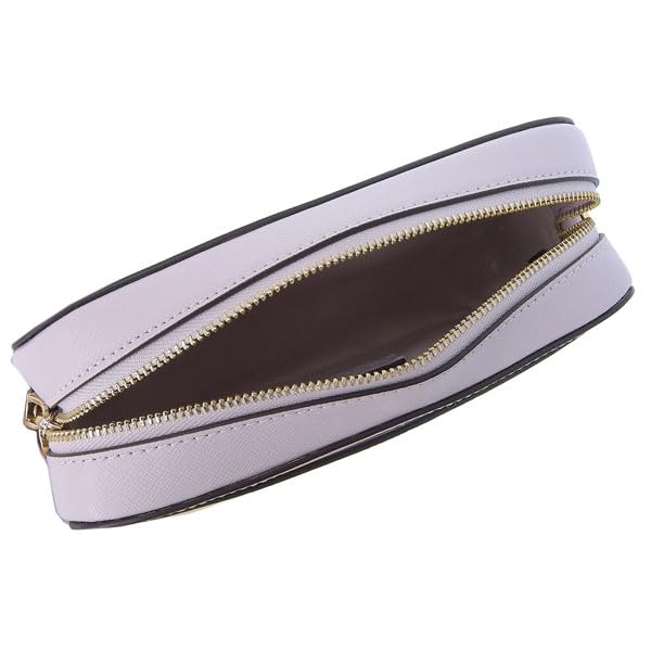 Мини-сумка-камера Kate Spade Madison KC584 из кожи сафьяно, на плечо, аутлет (Пастельно-лавандовый/Фиолетовый) - Женская сумка,