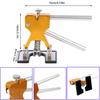 Paintless Car Dent Removal Tools Sheet Metal Dent Puller Short T-Dent Pull Set Suction Cup Workshop Kit for Auto Hail Pit Repair