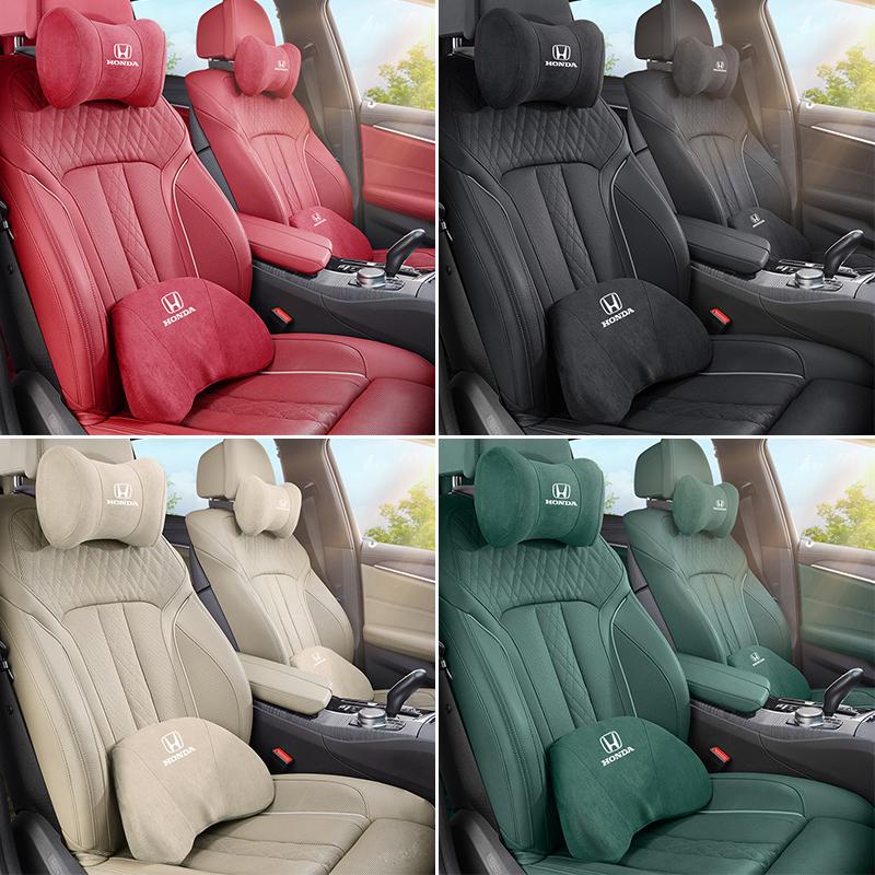 WDM2 Car Neck Protection Pillow Headrest Lumbar Support For Honda Civic Fit Jazz Accord Pilot CRV Odyssey Passport City Shuttle HRV