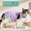 Breathable Elastic Cat Recovery Suit - Lightweight, Anti-Lick, Post-Op & Weaning Aid for Female Cats