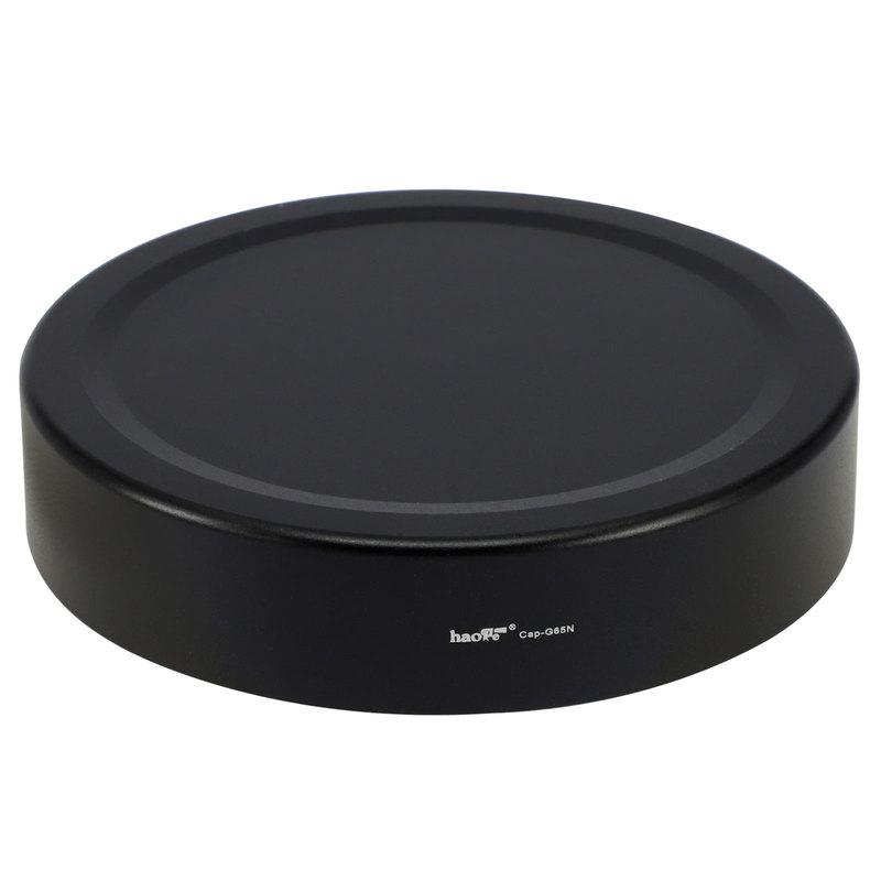 Haoge LH-G65N Bayonet Square Metal Lens Hood for Fujifilm Fuji Fujinon GF 45mm F2.8 R WR Lens Shade with Metal Cap