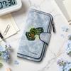 Gothic Skeleton Pattern Long Wallet Fashion Card Holder Casual Zipper Purse