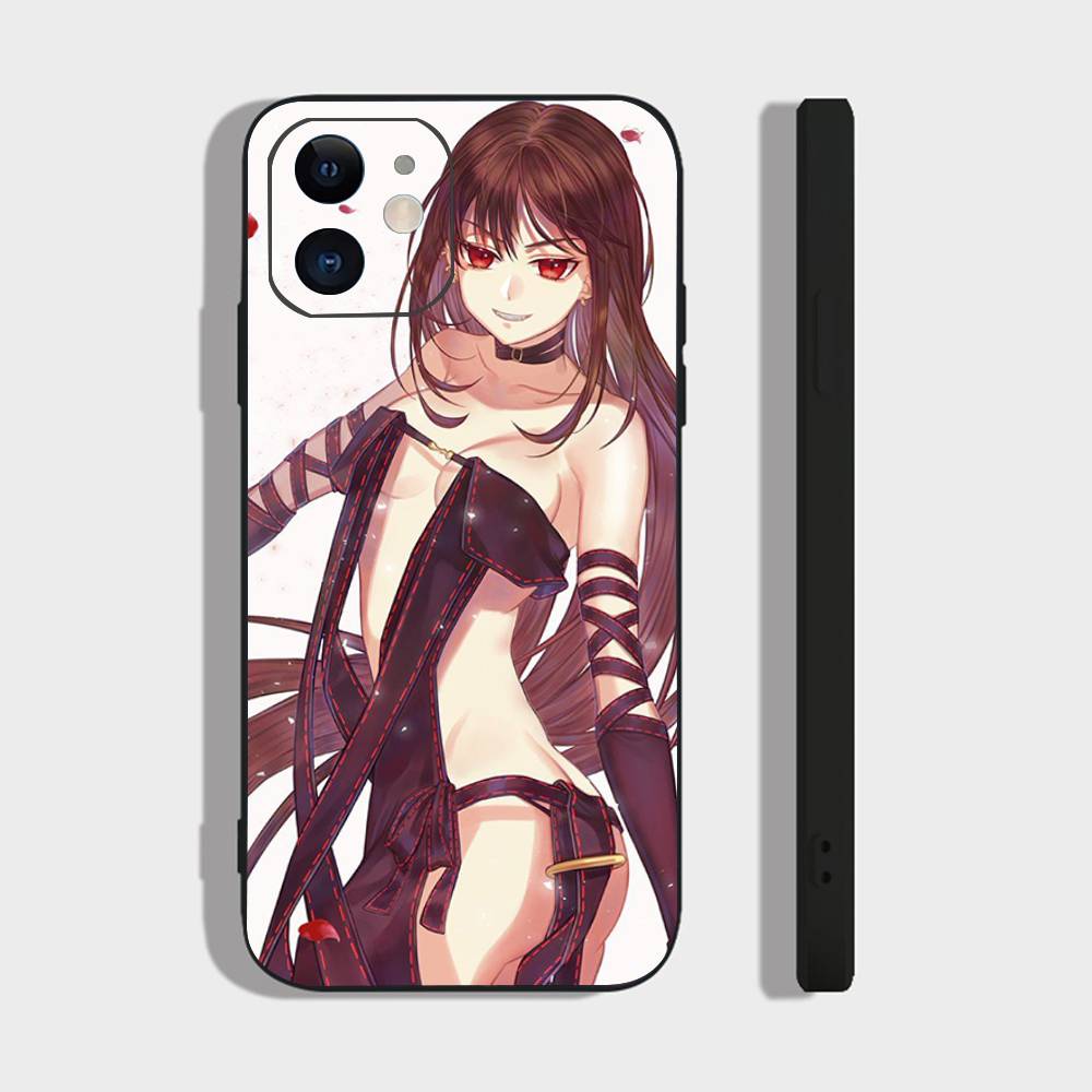 Чехол для телефона с анимацией Юй Цзэ (Consort Yu) из игры Fate Grand Order для iPhone 17 Air 16 15 14 13 Pro Max 11 12 Черный силиконовый чехол