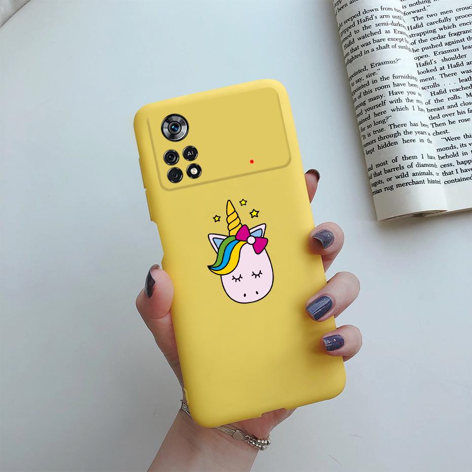 Чехол для Xiaomi Poco X4 Pro 5G Милый Мультяшный Задний Чехол Мягкий Силиконовый Чехол для Телефона Для Xiaomi Poco X4 X 4 PocoX4 Pro X4Pro 5G Funda