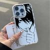 Чехол для телефона Аниме D-Death Note Для iPhone 17 16e 16 15 14 13 12 11 mini Pro Max X XR XSMAX 8 7 Air Plus Прозрачный Мягкий Чехол