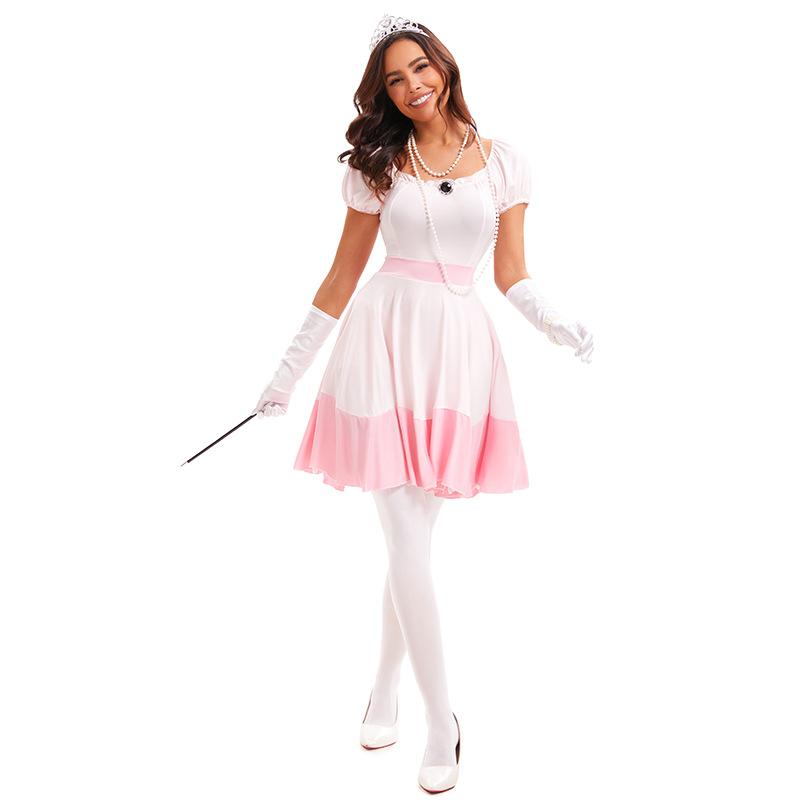 Halloween Costume Pink Princess Fairy Tale Cosplay Costume Nightclub Costume Uniform