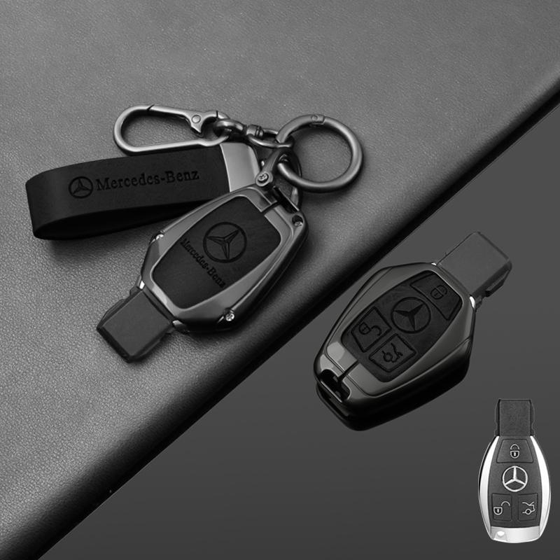 D7Car Key Case Cover Protector for Mercedes Benz CLK ML SLK B C E S Class Auto Keychain Accessories Car Styling for Mercedes Benz