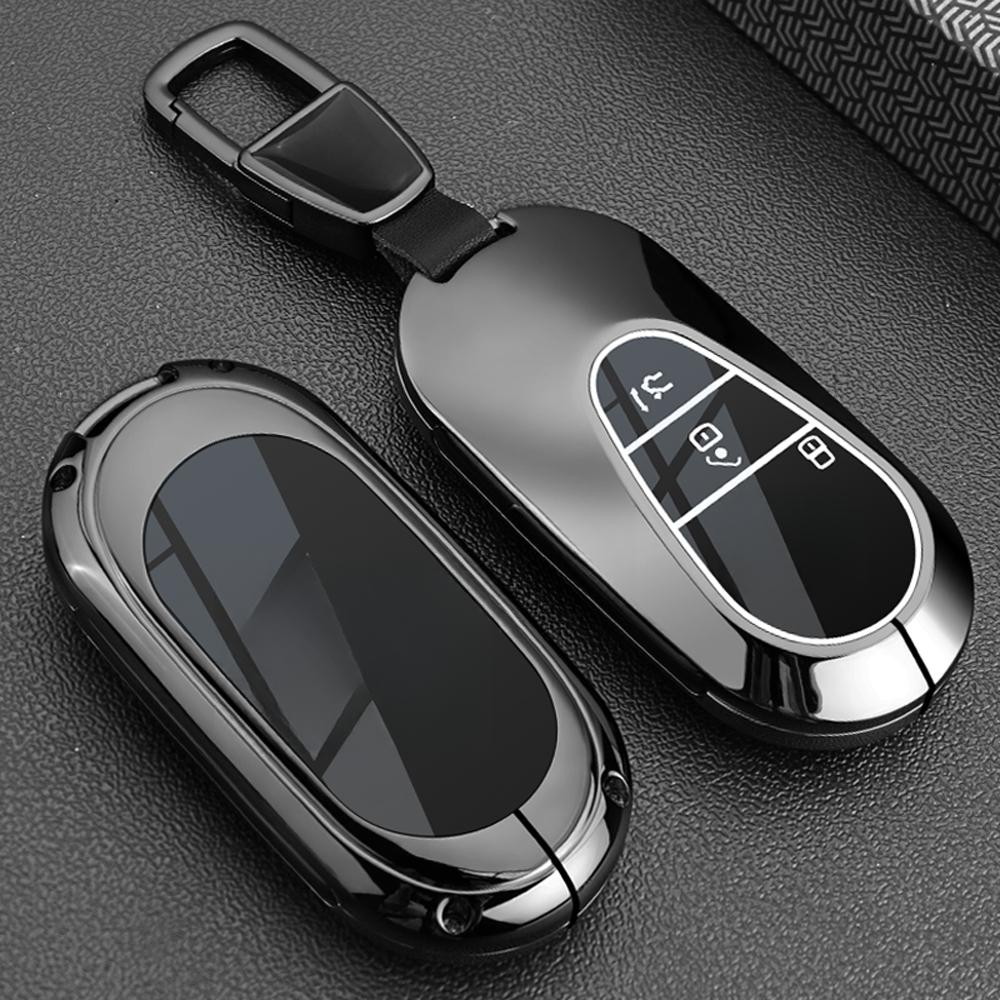 Чехол-оболочка для корпуса автомобильного ключа для Mercedes Benz C E S Класса GLC W206 W223 W214 E300 C260 C300 S450 S500 S400 Аксессуары для брелока