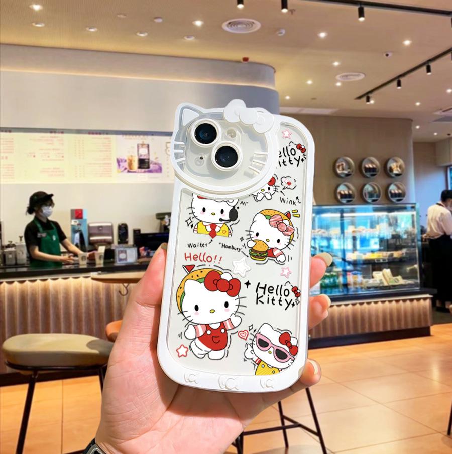 Чехол для телефона в стиле Sanrio для Apple 16PRO/15PRO, Совместим с TEMU, Xiyin, Tiktok
