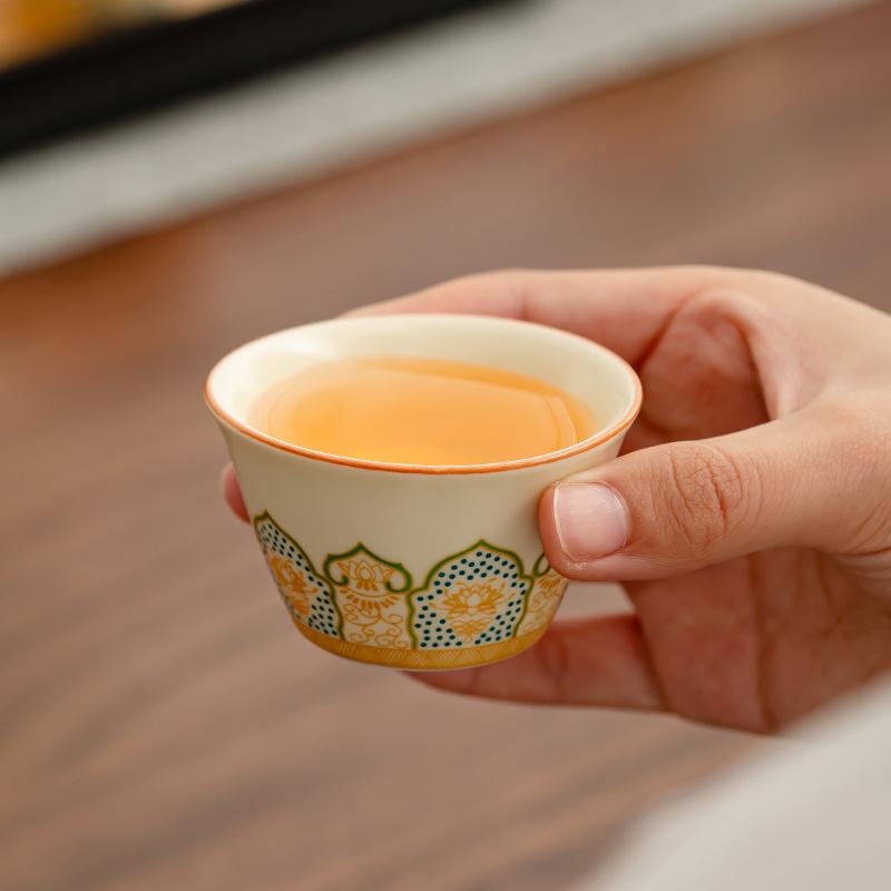 Company Activities Planning Business Ru Kiln Simple Ancient Rhyme Tea Set High-end Retro Home Open Teapot