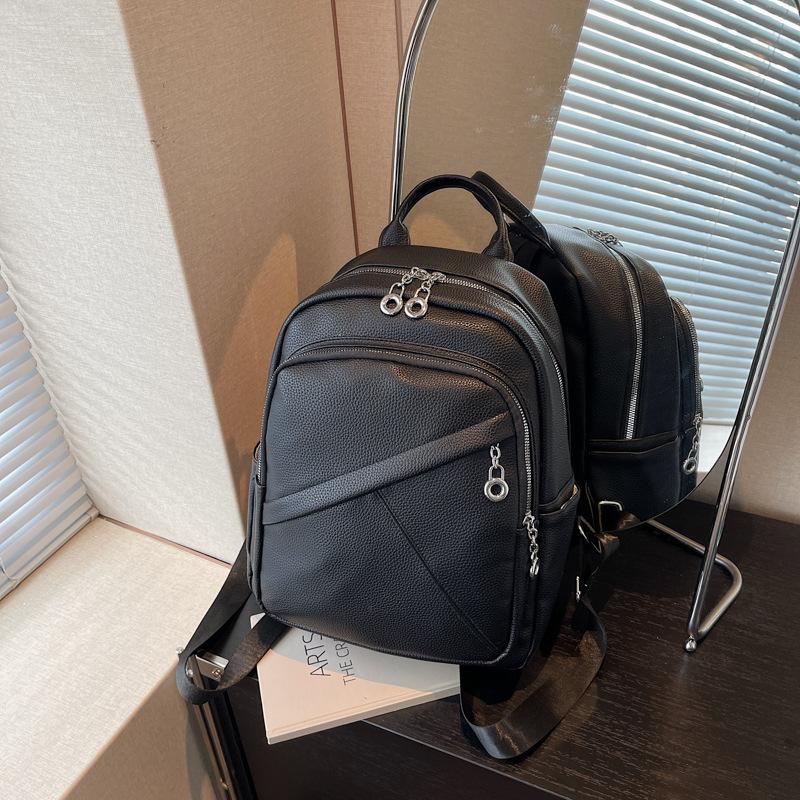Вместительный простой и модный рюкзак, новая женская сумка высокого класса в стиле кэжуал, рюкзак для путешествий