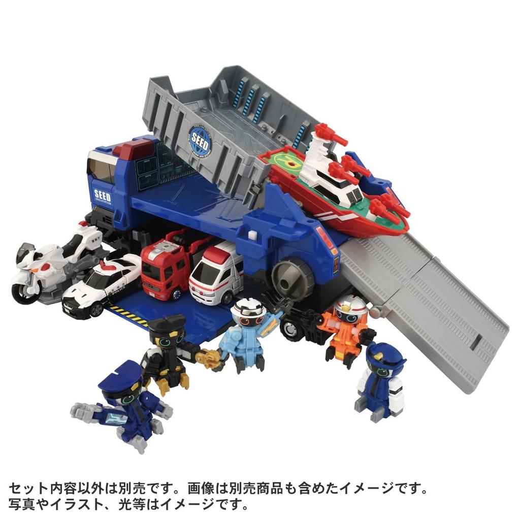 TAKARA TOMY Tomica Job Labor TJBDX Специальная мобильная база DX Транспортер SEED Миниатюрная игрушечная машинка для детей от 3 лет и старше