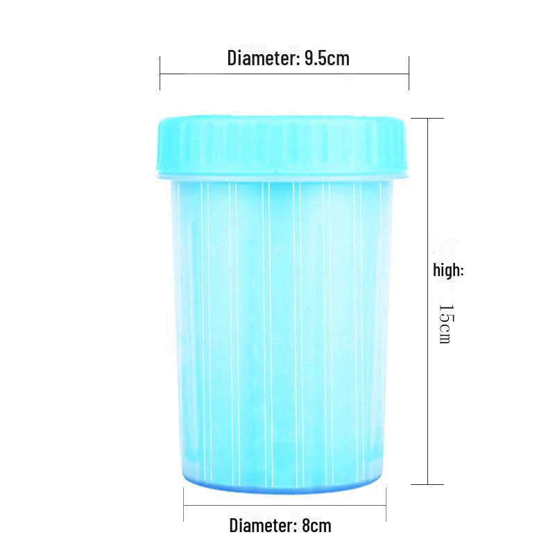 Силиконовый стаканчик для чистки лап собак - Инструмент для мытья лап домашних животных