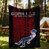1 шт. Плед Gorillaz Tour для улицы, легкий, фланелевый, для использования в любое время года, для дивана, кровати, путешествий, кемпинга, гостиной, офиса, дивана046