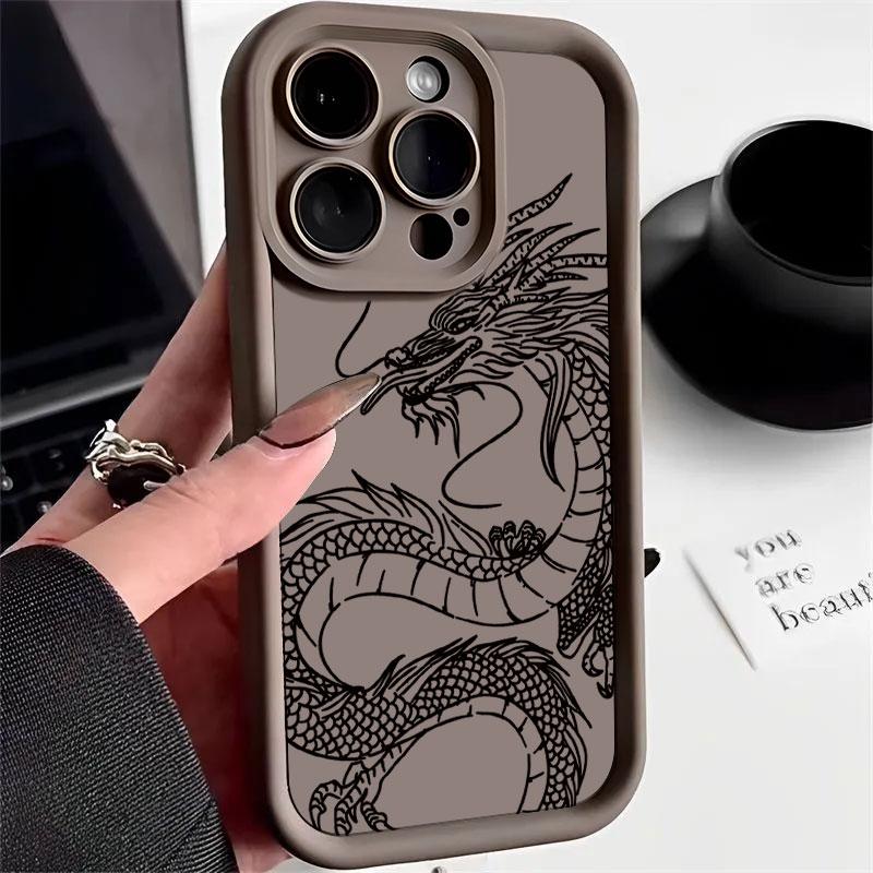 Чехол для OPPO Realme Note 50 60 60X GT Neo6 SE /GT 6T V60S V50S V50 V60 Funda Ударопрочный Силиконовый Мягкий Чехол для Телефона с Китайским Драконом