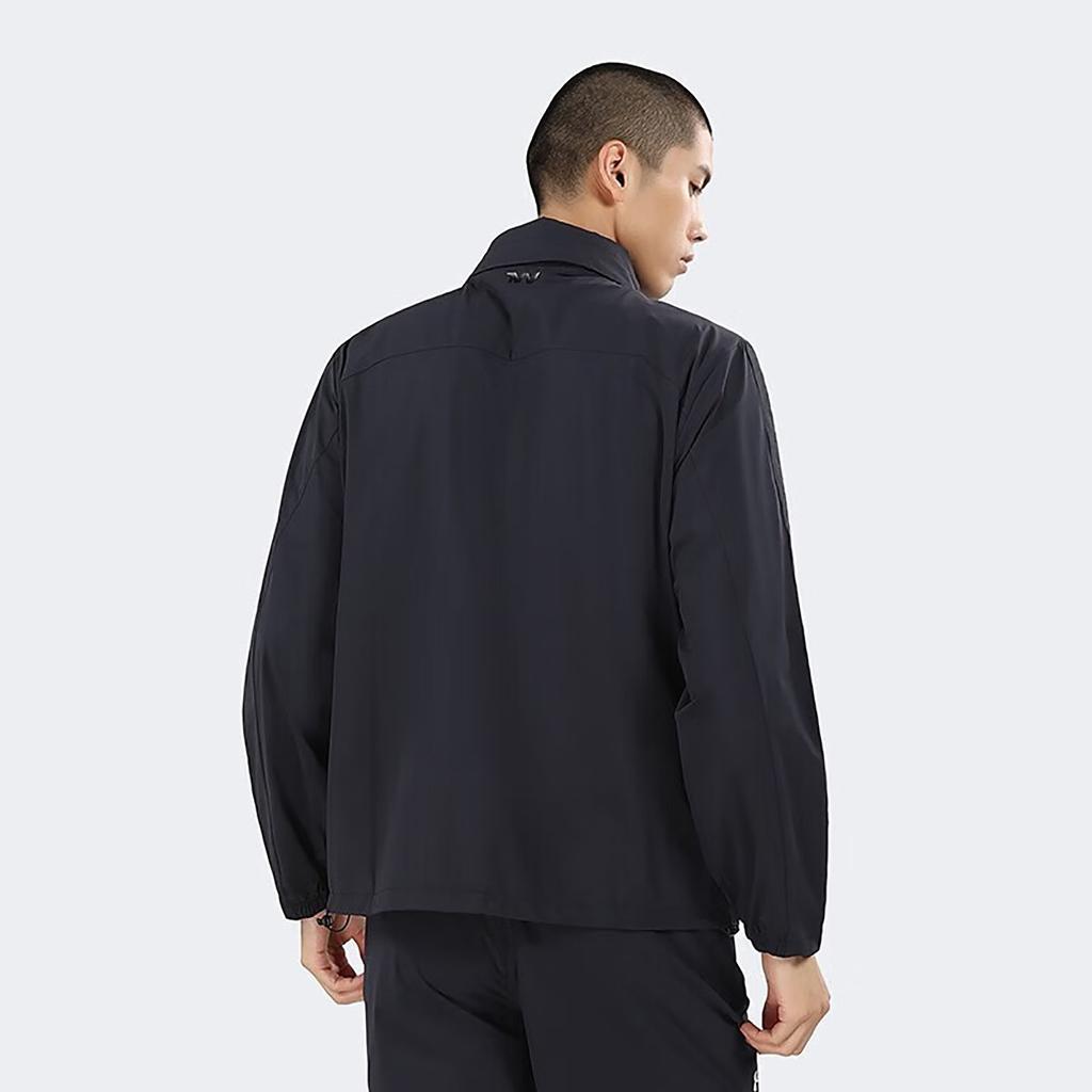 Under Armour Эластичная складывающаяся спортивная тканая куртка с капюшоном Мужская куртка черная 22500408-001