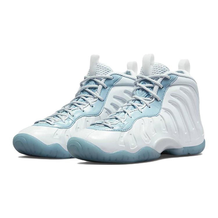 Nike Кроссовки Little Posite One GS Aura Worn Blue White Kids DM1090-400