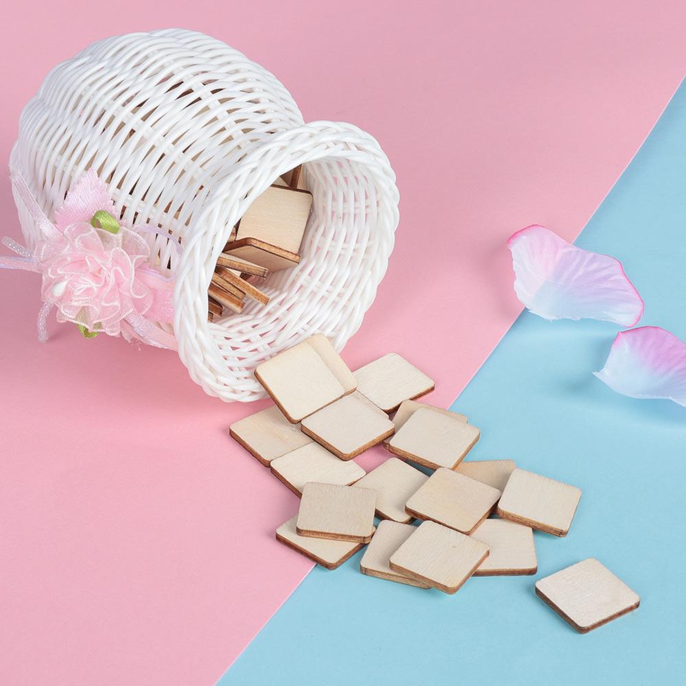 Новые принадлежности для скрапбукинга, свадебный декор, пустая доска, квадратные деревянные куски, деревянные бирки, орнамент