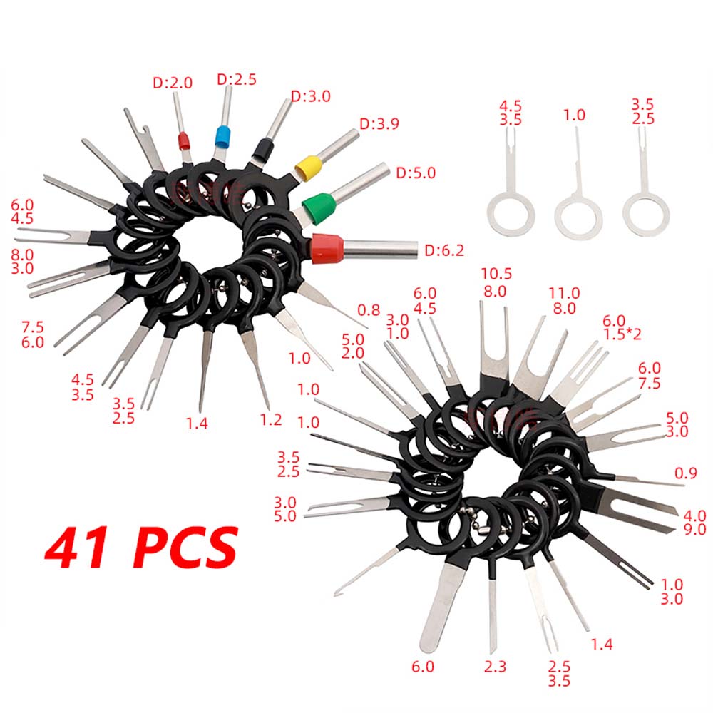 Kit Crimp Connector Terminal Removal Tools Car Hand Repair Tool Pin Extractor Kit Needle Retractor