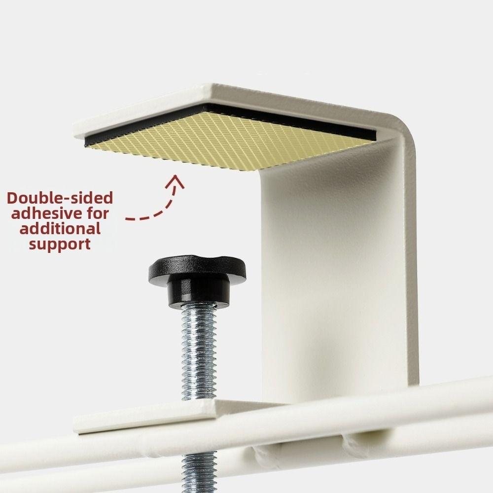 Adjustable Desk Side Hook Carbon Steel Table Backpack Holder Desk Edge Hook Home Office