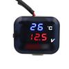 Motorcycle Digital Thermometer Voltmeter Temperature Voltage Display Gear Indicator With USB Charge Water Temp Meter Gauge