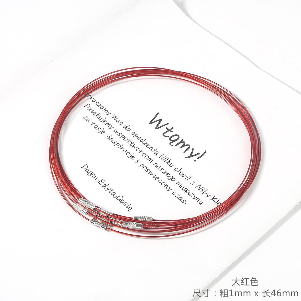 10pcs/pack Wire Collar Handmade DIY Necklace Lanyard Bracelet Ring Accessories