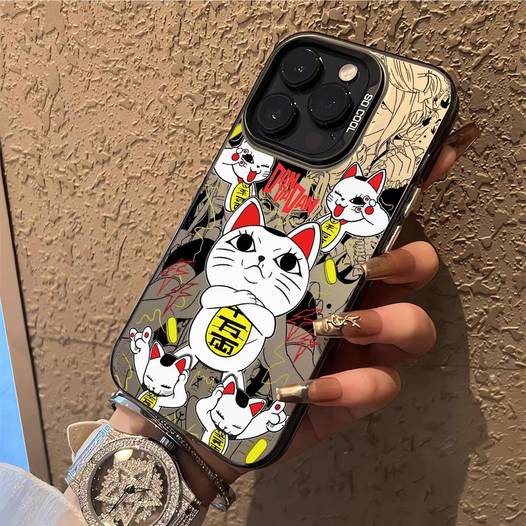 Чехол для телефона с принтом аниме Dandadan для iPhone 16 и 15 14 13 12 11 Pro Max Plus Mini X XS XR SE 2020 2022 Funda Coque
