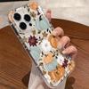 Желто-синяя тыква подходит для чехла для мобильного телефона iPhone16Pro Apple 15Pro 14 прозрачный 13 с подушкой безопасности 12 взрывной 11.