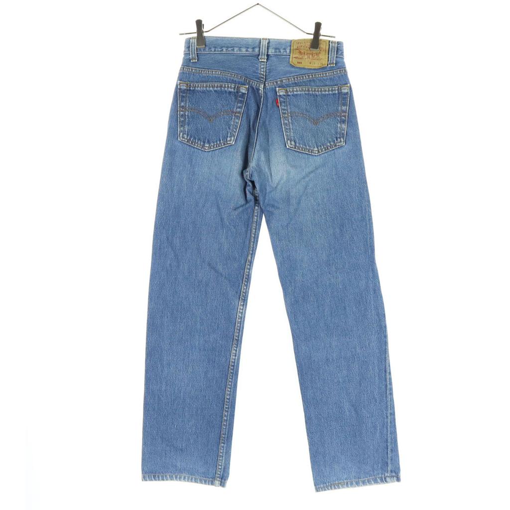 Levi's 80s 90s USA 501 button back 552 old Straight denim pants w28 blue Men's Used