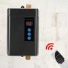 Household Mini Electric Water Heater Instant Tankless Water Heater Heating MachineBlack US Plug