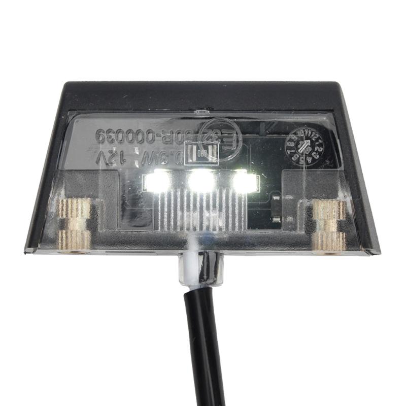 Multifunction  Motorcycle License Plate Lamp with Holder Tail Light Mount Aluminum License Plate Light with Frame for Bikes