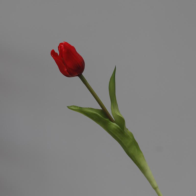 C367 Single Head Touch Tulip Flower Artificial Silk Flower Real Touch Home Christmas Decoration Flower bunch Ornament Bouquets