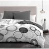 Audace Microfiber Duvet Set - 1 Duvet Cover 220 X 240 Cm + 2 Pillowcases 63 X 63 Cm - Light Gray