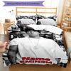 3pcs Custom Name Eminem Bedding Set Duvet Cover Closure Includes 1 Duvet Cover & 2 Pillowcases, Soft and Comfortable for All Seasons.