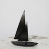 Modern Minimalist Metal Sailboat Decorative Sculpture Living Room Office Entryway Home Dcor Gift
