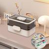 Medicine Box Clear Multifunctional Multi Layer with Lid Sundries Container Empty for Bathroom Travel