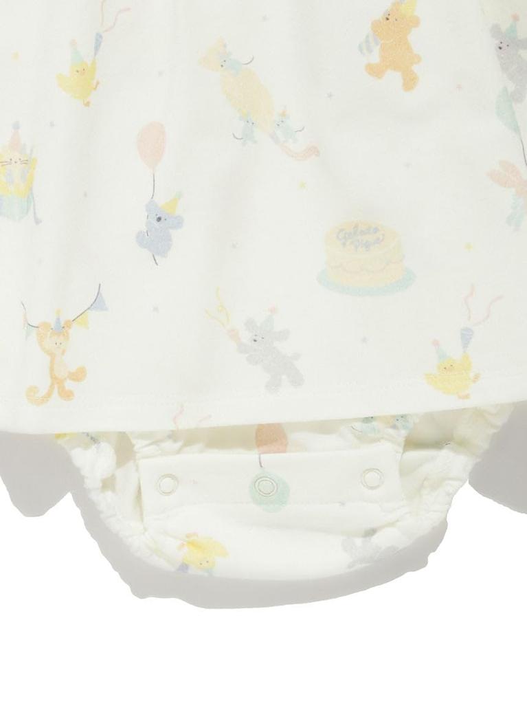 Комбинезон с юбилейным принтом BABY лимитированной серии PBCO252496 OWHT 70 [Gelato Pique]