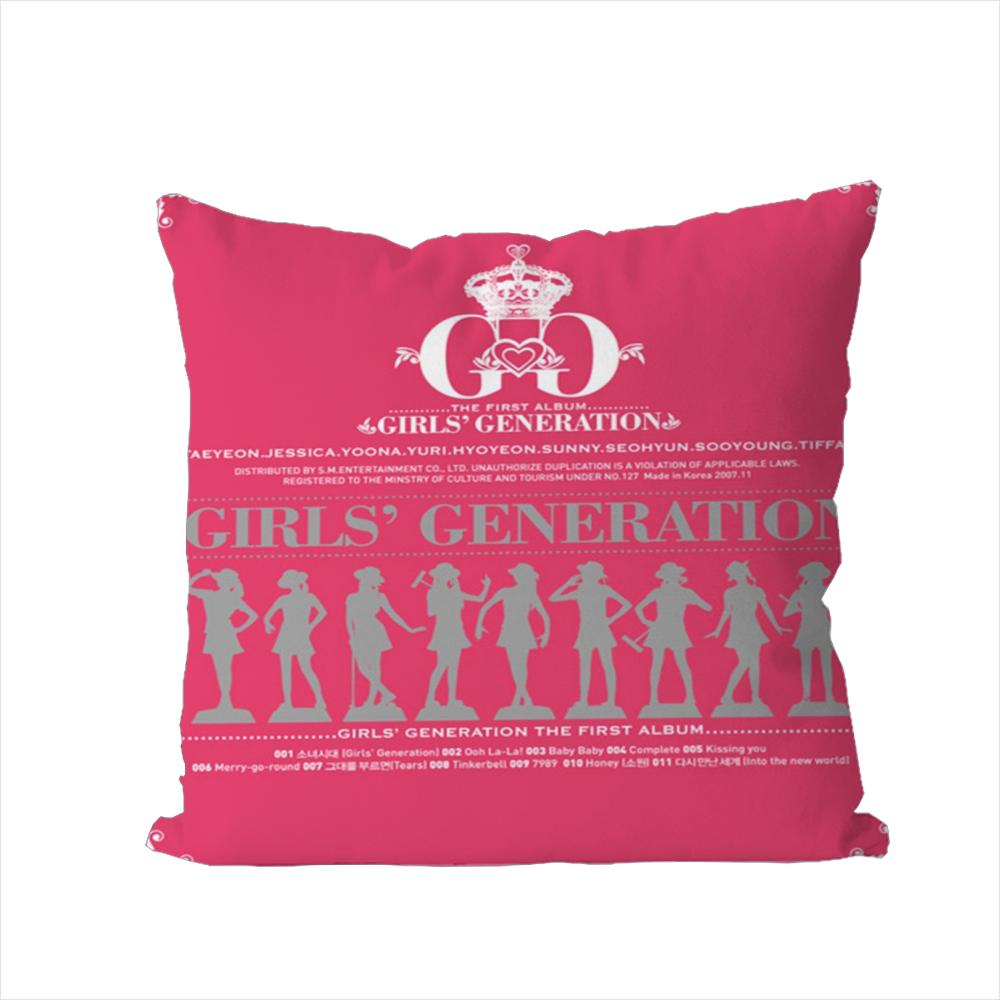 Girls Generation Pillow Case For Car Sofa Decorative Home Doublesided Print Plush Square Throw Pillow Cushion Cover