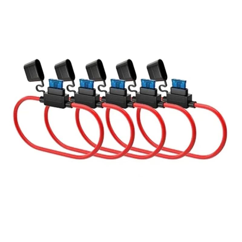 Автомобильный держатель предохранителя Мини-адаптер с лезвием Брызгозащищенная коробка для 12 В 30 А Встроенный размыкатель Розетка Влагозащищенный Водонепроницаемый Гнездо предохранителя