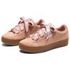 (WMNS) PUMA Vikky Platform Ribbon Pink/Brown Women's 365314-02