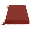 2 piece Bench Cushions SOEST 2 pcs. 100percent  Polyester Red