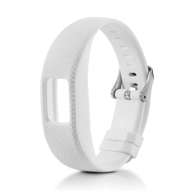 Для Garmin Vivofit 4 xDfind Серебряная пряжка Силиконовый спортивный ремешок для часов