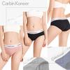 Carbinkoneer Plus Women's Panties, 100% Cotton, Cute, Breathable, Stretchy, Sizes, 5-Pack (JP, Alphabet, L, 5-Pack)