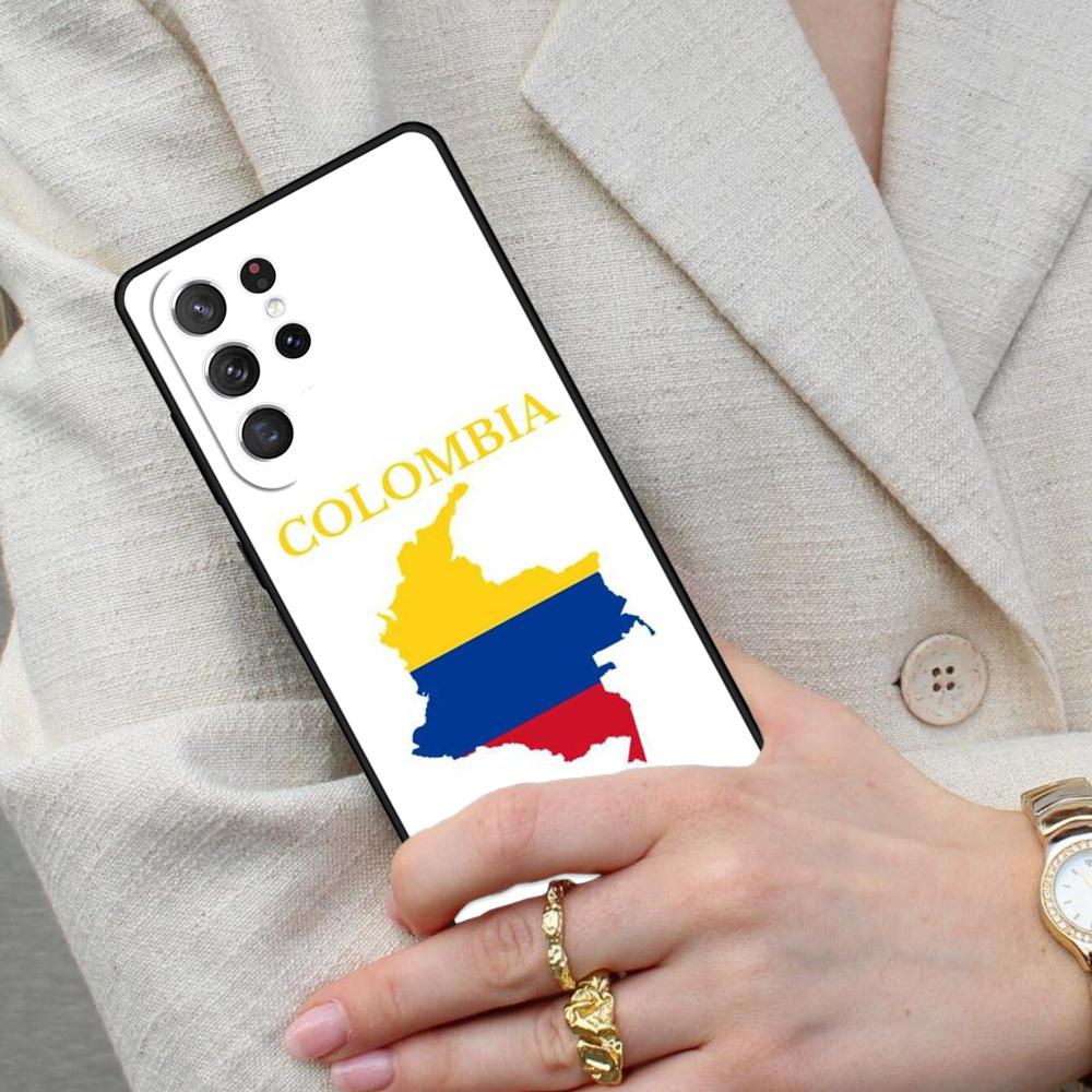 Чехол для телефона с флагом Колумбии для Samsung Galaxy S26 Ultra S25 S24 S23 S22 S21 S20 Note10