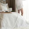 AVILA Decorative bedspread - white elegance - 200x220cm