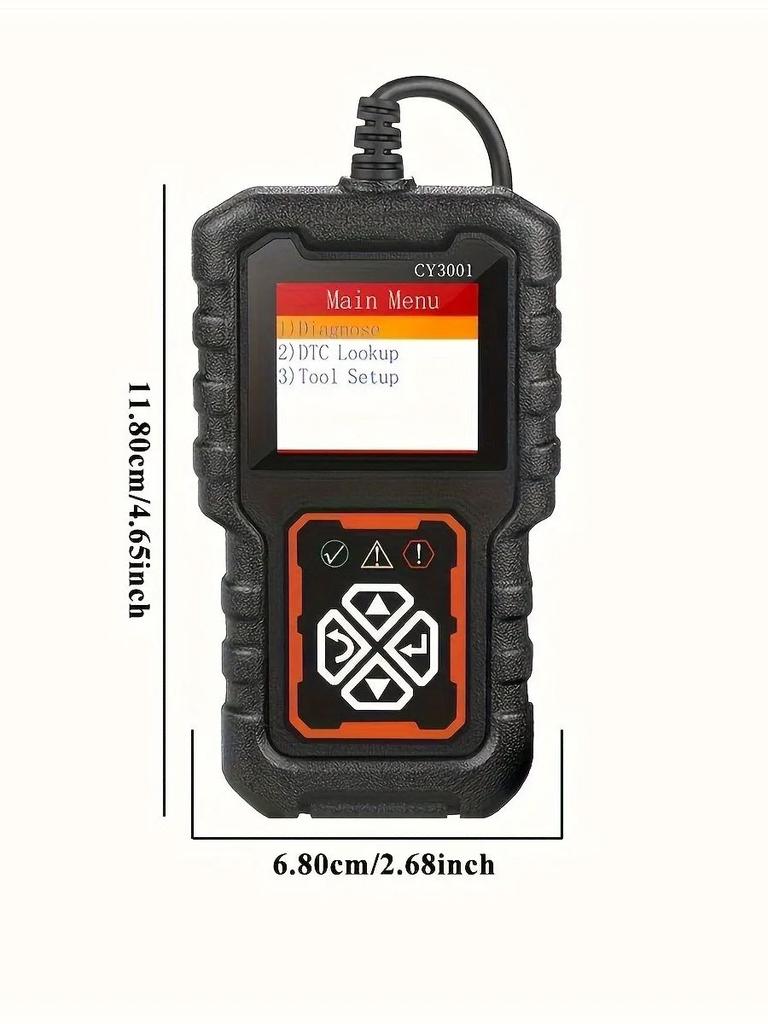 2025 Сканер OBDII Автомобильный диагностический инструмент 3001 Сканер OBD2, Считыватель кодов неисправности двигателя Режим CAN Диагностический сканирующий инструмент для Obd2 Scanne