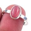 Natural Rhodochrosite Gemstone Handmade 925 Solid Sterling Silver Ring S.8 O4f66