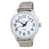 Klefer TE-AM014-WTS Men's Analog Waterproof Watch with Metal Strap, Silver