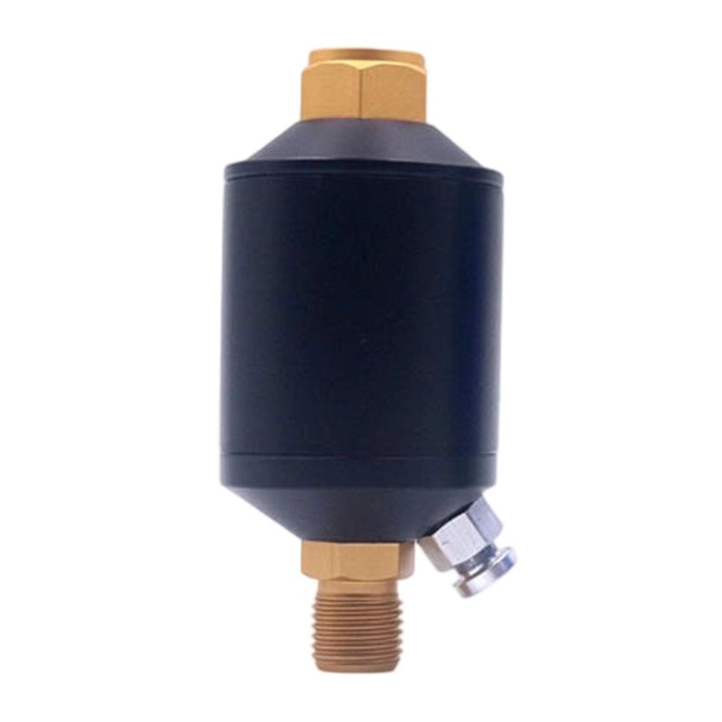 Advanced High Efficiency Air Line Water Separator Filter For Pneumatic Systems Moisture Particle Removal 1/4" Connection