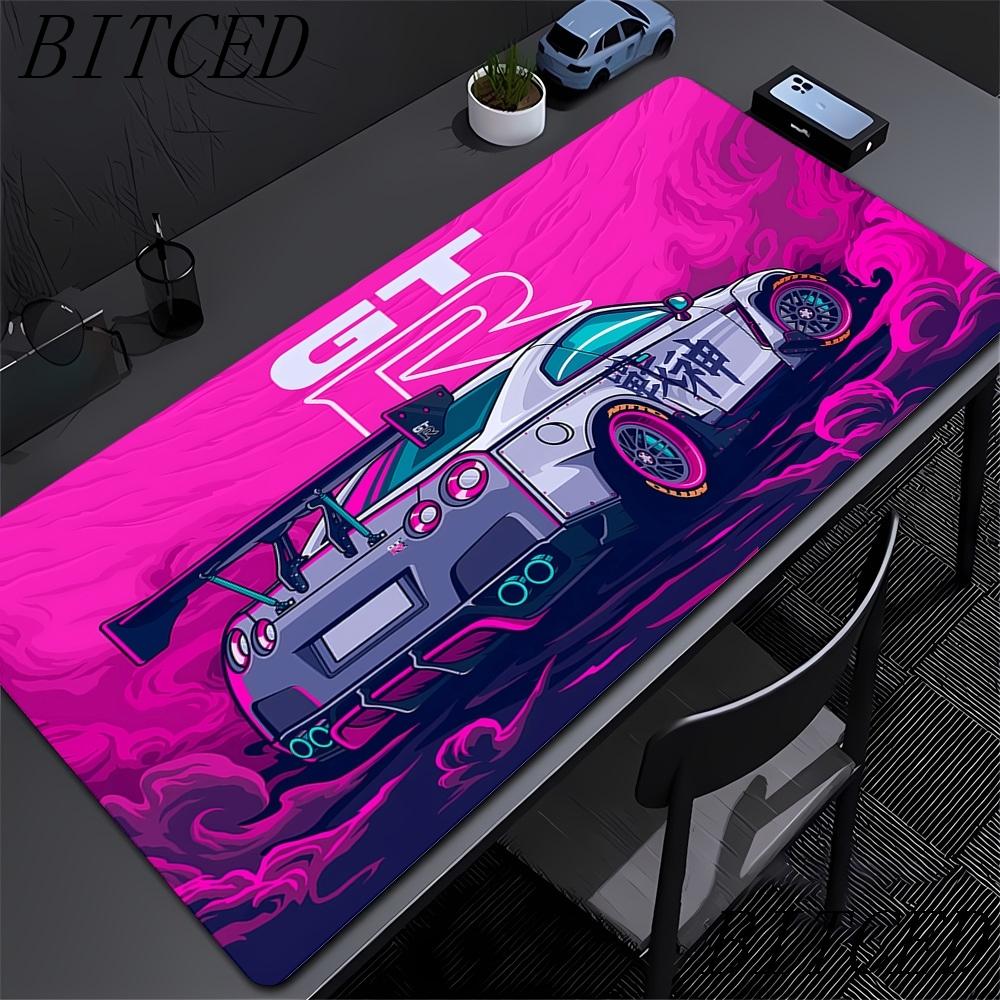 New Arrivals Sports Car Black and white Mouse Pad Gaming Office Gamer Keyboard Desk Mat Non-Slip Laptop Large Anime Mousepad